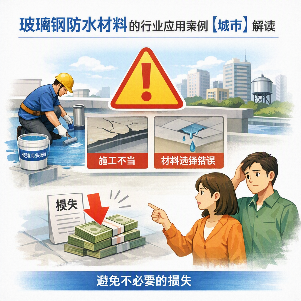 玻璃钢防水材料的行业应用案例，广安解读