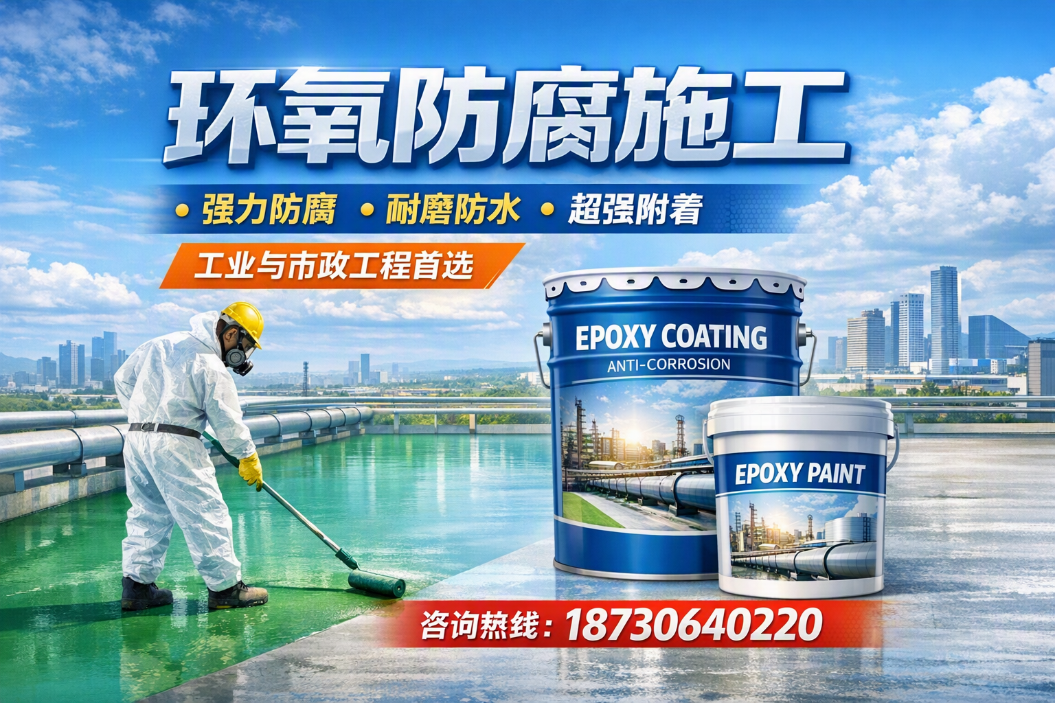 在 广安 进行环氧防腐施工的注意事项
