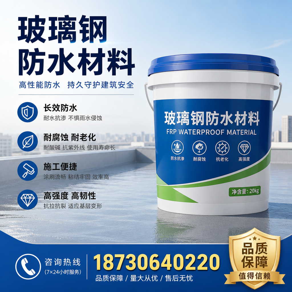 专家解析:玻璃钢防水材料的市场前景分析在 广安